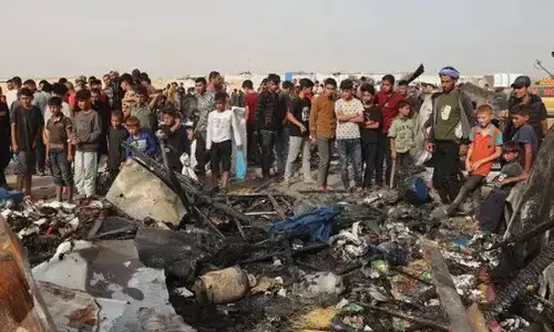 ರಫಾ | ಇಸ್ರೇಲ್ ವಾಯುದಾಳಿಯಲ್ಲಿ 12 ಫೆಲೆಸ್ತೀನೀಯರ ಮೃತ್ಯು