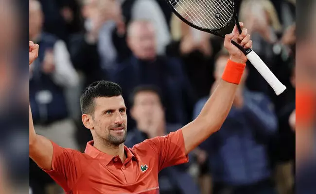 ಫ್ರೆಂಚ್ ಓಪನ್ | ಮಳೆಬಾಧಿತ ಪಂದ್ಯದಲ್ಲಿ ಜೊಕೊವಿಕ್ ಜಯಭೇರಿ ಫ್ರೆಂಚ್ ಓಪನ್ | ಮಳೆಬಾಧಿತ ಪಂದ್ಯದಲ್ಲಿ ಜೊಕೊವಿಕ್ ಜಯಭೇರಿ