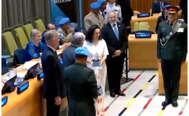 ನಾಯ್ಕ್ ಧನಂಜಯ್  ಸಿಂಗ್ ಗೆ   ವಿಶ್ವಸಂಸ್ಥೆಯ ಮರಣೋತ್ತರ ಗೌರವ