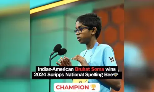 ಸ್ಪೆಲ್ಲಿಂಗ್ ಬೀ ಸ್ಪರ್ಧೆ ಗೆದ್ದ ಭಾರತ ಮೂಲದ ಬಾಲಕ