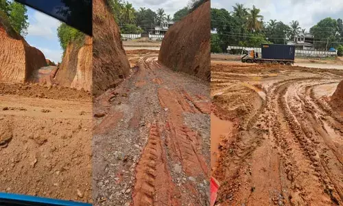 ಮಾಣಿ: ರಾಷ್ಟ್ರೀಯ ಹೆದ್ದಾರಿ ಕಾಮಗಾರಿಯಿಂದ ಶಾಲಾ ಮಕ್ಕಳ ಸಂಚಾರಕ್ಕೆ ಅಡಚಣೆ ಆರೋಪ; ಗುತ್ತಿಗೆದಾರರ ವಿರುದ್ಧ ಆಕ್ರೋಶ