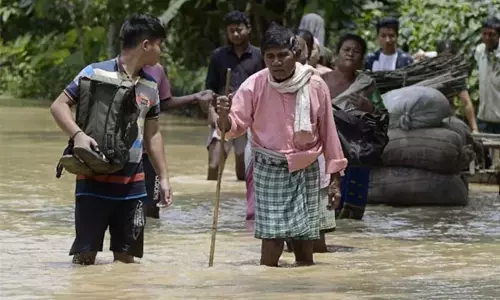 ಅಸ್ಸಾಂ | ಮುಂದುವರಿದ ಪ್ರವಾಹ ಪರಿಸ್ಥಿತಿ; 10 ಜಿಲ್ಲೆಗಳಲ್ಲಿ 6 ಲಕ್ಷ ಸಂತ್ರಸ್ತರು