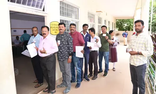 ವಿಧಾನ ಪರಿಷತ್‌ ಚುನಾವಣೆ | ಬಿರುಸಿನ ಮತದಾನ