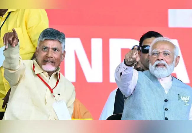 ಎನ್‌ಡಿಎ ಜೊತೆಗೆ ನಿಲ್ಲುತ್ತೇವೆ: ಬೆಂಬಲ ಪುನರುಚ್ಛರಿಸಿದ ಚಂದ್ರಬಾಬು ನಾಯ್ಡು