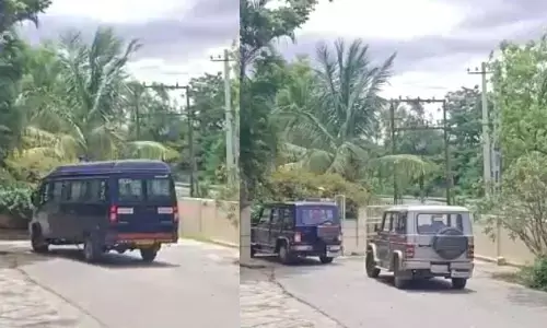 ಲೈಂಗಿಕ ದೌರ್ಜನ್ಯ ಪ್ರಕರಣ: ಆರೋಪಿ ಪ್ರಜ್ವಲ್‌ ರೇವಣ್ಣ ಅವರನ್ನು ಸ್ಥಳ ಮಹಜರಿಗಾಗಿ ಹೊಳೆನರಸೀಪುರಕ್ಕೆ ಕರೆತಂದ ಎಸ್‌ ಐ ಟಿ