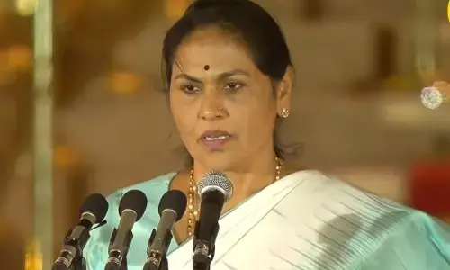 ಕೇಂದ್ರದ ರಾಜ್ಯ ಖಾತೆ ಸಚಿವರಾಗಿ ಶೋಭಾ ಕರಂದ್ಲಾಜೆ ಪ್ರಮಾಣ ವಚನ ಸ್ವೀಕಾರ