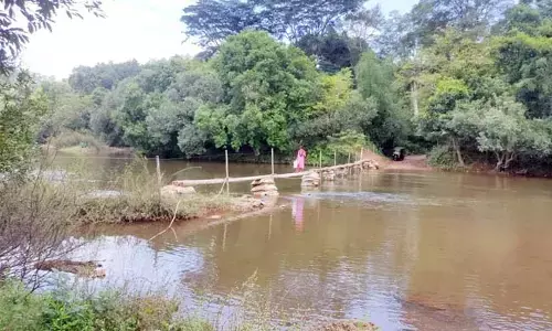 ಭದ್ರಾ ನದಿ ದಾಟಲು ಸುಸಜ್ಜಿತ ಸೇತುವೆ ಮರೀಚಿಕೆ