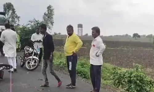 ಟಿಪ್ಪರ್-ಬೈಕ್ ಮುಖಾಮುಖಿ ಢಿಕ್ಕಿ; ಇಬ್ಬರು ಸ್ಥಳದಲ್ಲೇ ಸಾವು