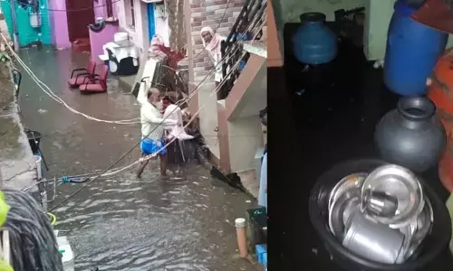 ಹೊಸಪೇಟೆ: ಭಾರೀ ಮಳೆಗೆ ಮನೆಗಳಿಗೆ ನುಗ್ಗಿದ ಚರಂಡಿ‌ ನೀರು