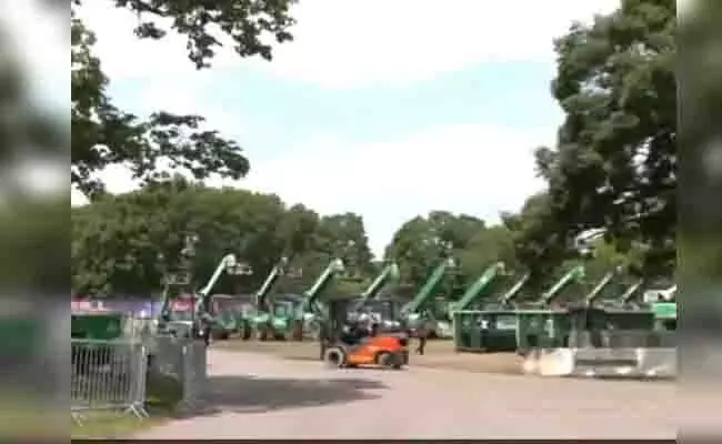 ಟಿ20 ಭಾರತ-ಪಾಕ್‌ ಪಂದ್ಯ ನಡೆದ ನ್ಯೂಯಾರ್ಕ್‌ ಸ್ಟೇಡಿಯಂನೆದುರು ಆಗಮಿಸಿದ ಬುಲ್ಡೋಝರ್‌ಗಳು!