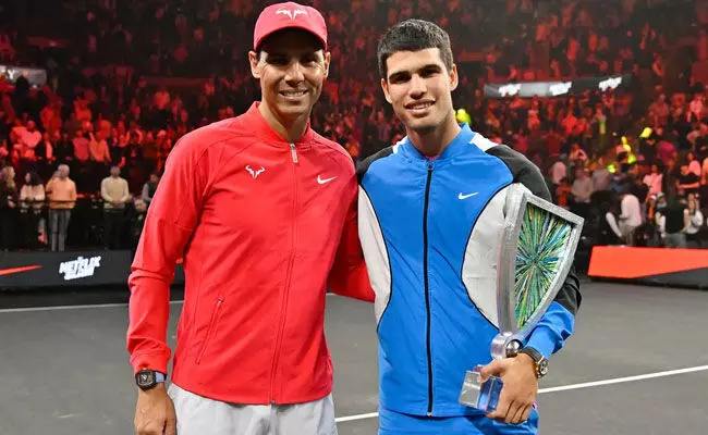 ಒಲಿಂಪಿಕ್ಸ್‌ ನಲ್ಲಿ ಜೊತೆಯಾಗಿ ಆಡಲಿರುವ ಕಾರ್ಲೋಸ್ ಅಲ್ಕಾರಝ್, ರಫೇಲ್ ನಡಾಲ್