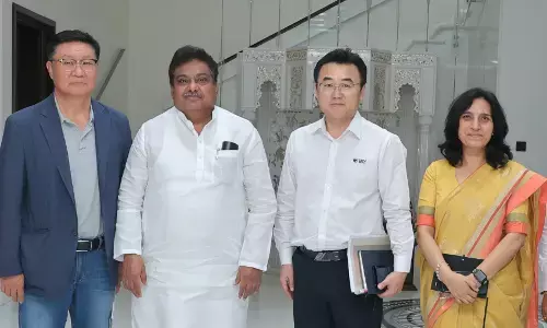 ರಾಜ್ಯದಲ್ಲಿ ಬಂಡವಾಳ ಹೂಡಿಕೆ : ದಕ್ಷಿಣ ಕೊರಿಯಾ ಪ್ರತಿನಿಧಿಗಳ ಜೊತೆ ಕೈಗಾರಿಕಾ ಸಚಿವ ಎಂ.ಬಿ.ಪಾಟೀಲ್ ಸಭೆ