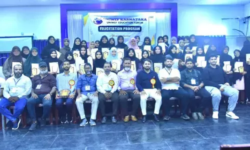 ಯುನಿವೆಫ್ಎಜುಕೇಶನ್ ಫೋರಂ ಮಂಗಳೂರು ಶಾಖೆಯ ವತಿಯಿಂದ ವಿದ್ಯಾರ್ಥಿಗಳಿಗೆ ಸನ್ಮಾನ