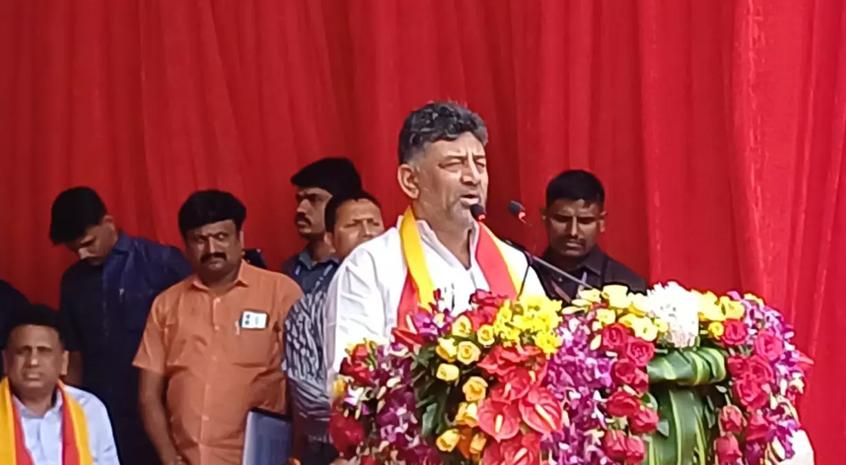 ಕನ್ನಡದ ವಿಚಾರದಲ್ಲಿ ನಮ್ಮ ಸರಕಾರ ರಾಜಿಯಾಗುವುದಿಲ್ಲ: ಡಿ.ಕೆ.ಶಿವಕುಮಾರ್