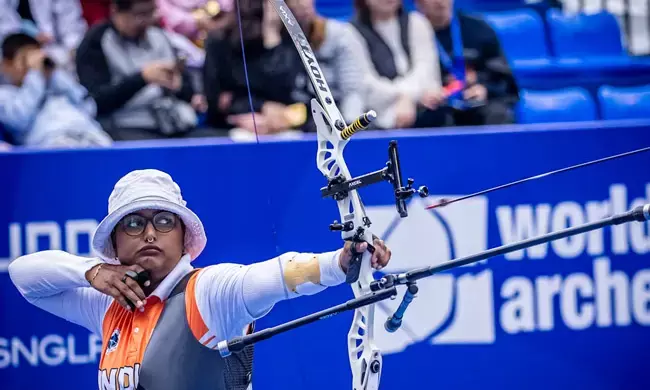 ಆರ್ಚರಿಯಲ್ಲಿ ಒಲಿಂಪಿಕ್ಸ್ ಕೋಟಾ ಗಿಟ್ಟಿಸಿಕೊಂಡ ಭಾರತ | 4ನೇ ಗೇಮ್ಸ್ ಆಡಲು ದೀಪಿಕಾ, ತರುಣ್ ಸಜ್ಜು