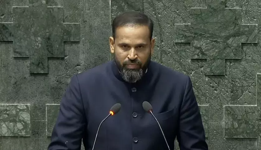 ಸಂಸತ್ ಸದಸ್ಯರಾಗಿ ಪ್ರಮಾಣವಚನ ಸ್ವೀಕರಿಸಿದ ಯೂಸುಫ್ ಪಠಾಣ್