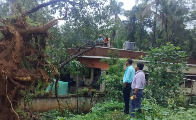 ಕರಾವಳಿಯಲ್ಲಿ ಭಾರಿ ಮಳೆ | ಬಂಟ್ವಾಳ ತಾಲೂಕಿನ ಹಲವೆಡೆ ಆಸ್ತಿ ಹಾನಿ ಕರಾವಳಿಯಲ್ಲಿ ಭಾರಿ ಮಳೆ | ಬಂಟ್ವಾಳ ತಾಲೂಕಿನ ಹಲವೆಡೆ ಆಸ್ತಿ ಹಾನಿ