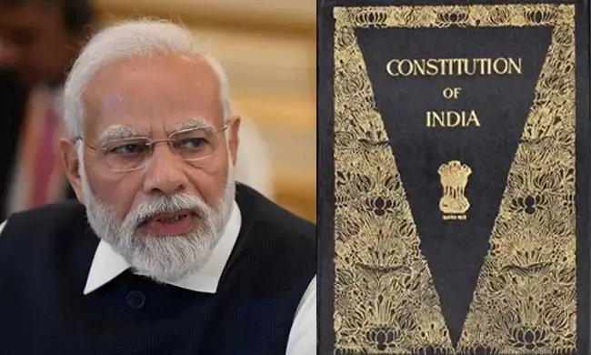 ಸಂವಿಧಾನ ಪಾಲನೆಯ ಮಾತನಾಡುವ ಮೋದಿಯವರಿಗೆ ಸಂವಿಧಾನಕ್ಕೆ ಯಾಕೆ ವಿಧೇಯರಾಗಲಾಗುತ್ತಿಲ್ಲ?