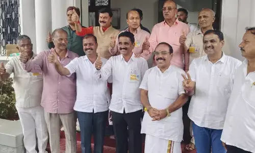 ಶಿವಮೊಗ್ಗ: ಡಿಸಿಸಿ ಬ್ಯಾಂಕ್ ಚುನಾವಣೆಯಲ್ಲಿ ಕಾಂಗ್ರೆಸ್ ಬೆಂಬಲಿತ ಅಭ್ಯರ್ಥಿಗಳಿಗೆ ಗೆಲುವು