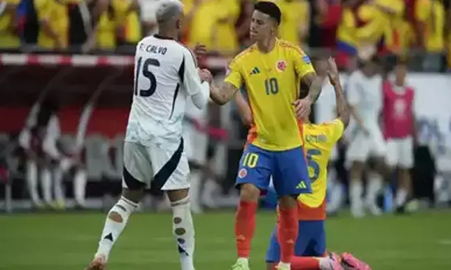 ಕೋಸ್ಟರಿಕವನ್ನು ಸೋಲಿಸಿ ಕೊಲಂಬಿಯ ಕ್ವಾರ್ಟರ್‌ಫೈನಲ್‌ಗೆ