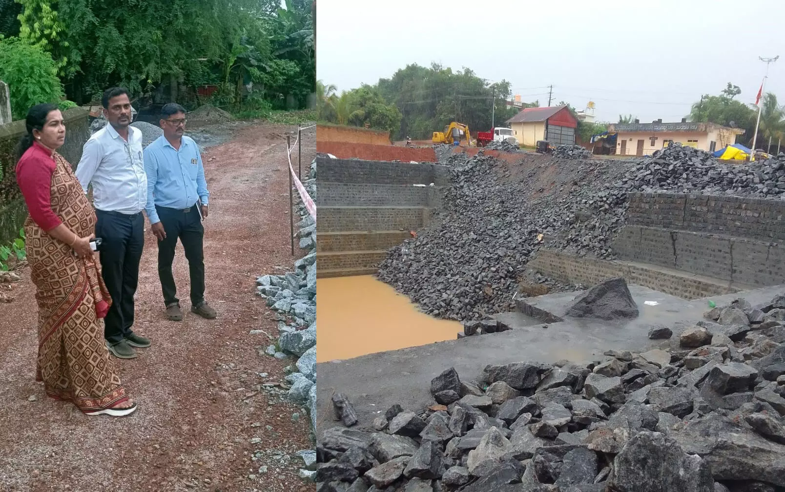 ಪರ್ಕಳ ಕೆರೆದಂಡೆ ಕುಸಿತ: ಉಡುಪಿ ಜಿಲ್ಲಾಧಿಕಾರಿಯಿಂದ ಪರಿಶೀಲನೆ ಪರ್ಕಳ ಕೆರೆದಂಡೆ ಕುಸಿತ: ಉಡುಪಿ ಜಿಲ್ಲಾಧಿಕಾರಿಯಿಂದ ಪರಿಶೀಲನೆ