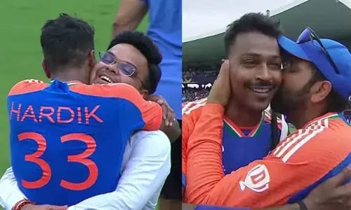 ಹಾರ್ದಿಕ್ ಪಾಂಡ್ಯಗೆ ಜಯ್ ಶಾ ಆಲಿಂಗನ, ರೋಹಿತ್ ಚುಂಬನ!