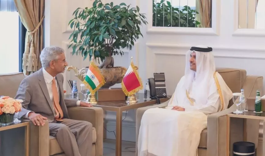 ಖತರ್ ಪ್ರಧಾನಿ ಭೇಟಿಯಾದ ವಿದೇಶಾಂಗ ಸಚಿವ ಜೈಶಂಕರ್