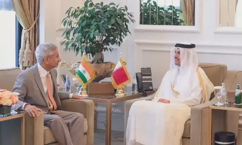 ಖತರ್ ಪ್ರಧಾನಿ ಭೇಟಿಯಾದ ವಿದೇಶಾಂಗ ಸಚಿವ ಜೈಶಂಕರ್