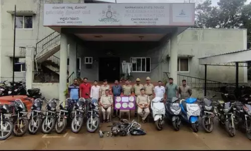 ಚಿಕ್ಕಮಗಳೂರು | ಅಂತರ್ ಜಿಲ್ಲಾ ಬೈಕ್ ಕಳ್ಳತನ : ಮೂವರು ಅರೋಪಿಗಳ ಬಂಧನ