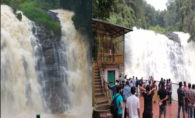 ಕೊಡಗಿನಲ್ಲಿ ಉತ್ತಮ ಮಳೆ | ನದಿ, ತೊರೆ, ಜಲಪಾತಗಳಿಗೆ ಇಳಿಯದಂತೆ ನಿರ್ಬಂಧ