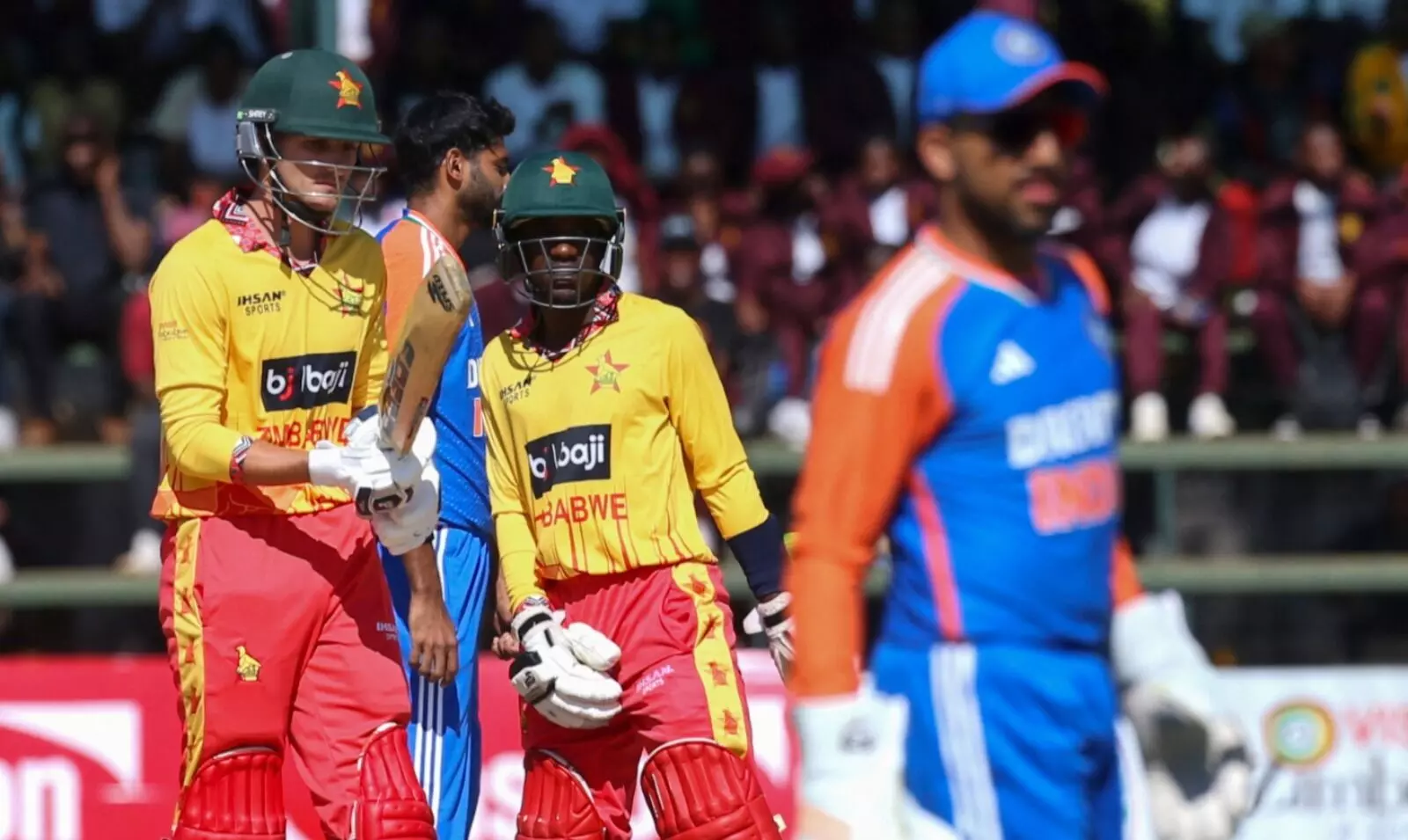 ಮೊದಲ ಟಿ20: ಭಾರತಕ್ಕೆ ಆಘಾತಕಾರಿ ಸೋಲುಣಿಸಿದ ಝಿಂಬಾಬ್ವೆ ಮೊದಲ ಟಿ20: ಭಾರತಕ್ಕೆ ಆಘಾತಕಾರಿ ಸೋಲುಣಿಸಿದ ಝಿಂಬಾಬ್ವೆ