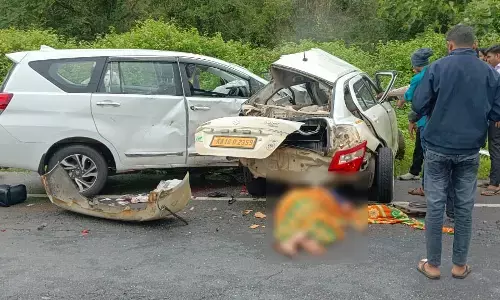 ಶಿವಮೊಗ್ಗ | ಭೀಕರ ರಸ್ತೆ ಅಪಘಾತ: ಮೂವರು ಸ್ಥಳದಲ್ಲೇ ಮೃತ್ಯು