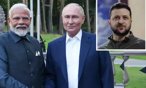 ವಿಶ್ವದ ಅತಿ ದೊಡ್ಡ ಪ್ರಜಾಪ್ರಭುತ್ವ ದೇಶದ ನಾಯಕ ಜಗತ್ತಿನ ರಕ್ತಸಿಕ್ತ ಕ್ರಿಮಿನಲ್‌ನನ್ನು ಆಲಂಗಿಸಿದ್ದಾರೆ: ಝೆಲೆನ್ಸ್ಕಿ ವಾಗ್ದಾಳಿ