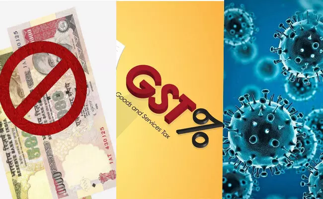 ನೋಟು ನಿಷೇಧ, ಜಿಎಸ್ಟಿ ಜಾರಿ ಮತ್ತು ಕೋವಿಡ್ನಿಂದಾಗಿ ಅನೌಪಚಾರಿಕ ಕ್ಷೇತ್ರಕ್ಕೆ 11.3 ಲಕ್ಷ ಕೋಟಿ ರೂ.ನಷ್ಟ ನೋಟು ನಿಷೇಧ, ಜಿಎಸ್ಟಿ ಜಾರಿ ಮತ್ತು ಕೋವಿಡ್ನಿಂದಾಗಿ ಅನೌಪಚಾರಿಕ ಕ್ಷೇತ್ರಕ್ಕೆ 11.3 ಲಕ್ಷ ಕೋಟಿ ರೂ.ನಷ್ಟ