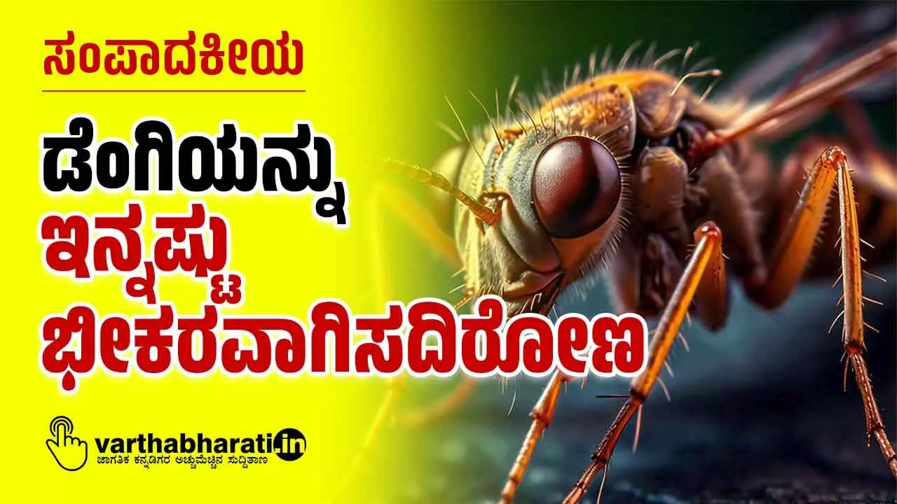 ಡೆಂಗಿಯನ್ನು ಇನ್ನಷ್ಟು ಭೀಕರವಾಗಿಸದಿರೋಣ ಡೆಂಗಿಯನ್ನು ಇನ್ನಷ್ಟು ಭೀಕರವಾಗಿಸದಿರೋಣ