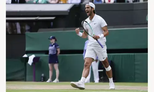 ವಿಂಬಲ್ಡನ್ ಟೆನಿಸ್ ಚಾಂಪಿಯನ್ ಶಿಪ್ | ಮೊದಲ ಬಾರಿ ಸೆಮಿ ಫೈನಲ್ ಗೆ ತಲುಪಿದ ಲೊರೆಂರೊ ಮುಸೆಟ್ಟಿ