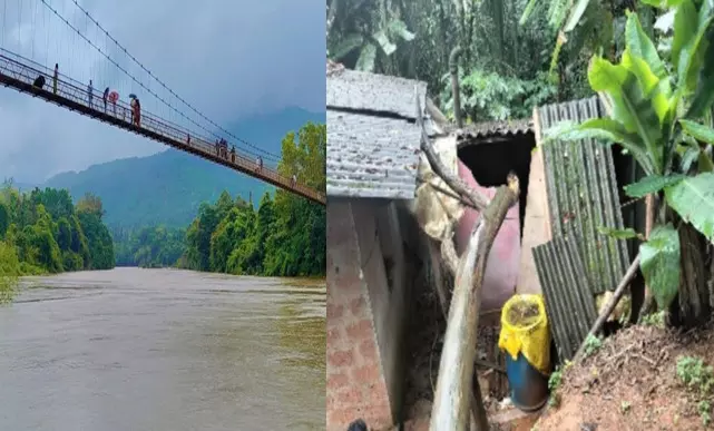 ಚಿಕ್ಕಮಗಳೂರು | ಮಲೆನಾಡಿನಲ್ಲಿ ಮುಂದುವರಿದ ಮಳೆ : ನದಿಗಳಲ್ಲಿ ಹೆಚ್ಚಿದ ನೀರಿನ ಹರಿವು, ಮನೆಗಳಿಗೆ ಹಾನಿ