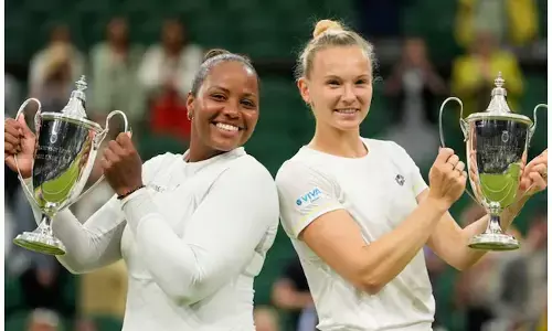 ವಿಂಬಲ್ಡನ್ ಟೆನಿಸ್ ಚಾಂಪಿಯನ್ ಶಿಪ್ | ಸಿನಿಯಾಕೋವಾ ಜೊತೆ ಮಹಿಳೆಯರ ಡಬಲ್ಸ್ ಕಿರೀಟ ಗೆದ್ದ ಅಮೆರಿಕದ ಟೌನ್ಸೆಂಡ್
