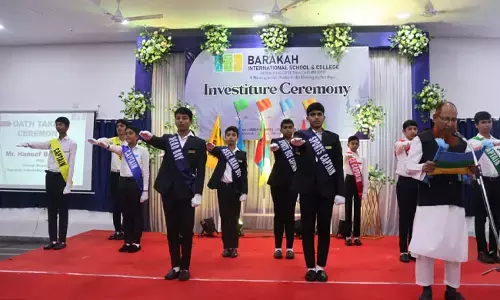 ಬರಕಾ ಇಂಟರ್ ನ್ಯಾಷನಲ್ ಸ್ಕೂಲ್ ನಲ್ಲಿ ಶಾಲಾ ಸಂಸತ್ತಿನ ಪ್ರಮಾಣ ವಚನ ಕಾರ್ಯಕ್ರಮ