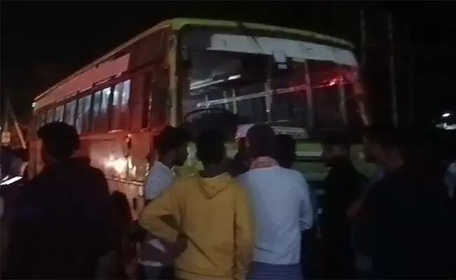 ಹಾವೇರಿ: ಕೆಎಸ್ಸಾರ್ಟಿಸಿ ಬಸ್‌ ಢಿಕ್ಕಿ; ಮಹಿಳೆ ಮೃತ್ಯು