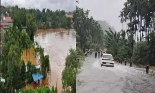 ಚಿಕ್ಕಮಗಳೂರು | ಭಾರೀ ಮಳೆಗೆ ಜನಜೀವನ ಅಸ್ತವ್ಯಸ್ತ : ಅಲ್ಲಲ್ಲಿ ಧರೆಗುರುಳಿದ ಮನೆಗಳು, ಮರಗಳು