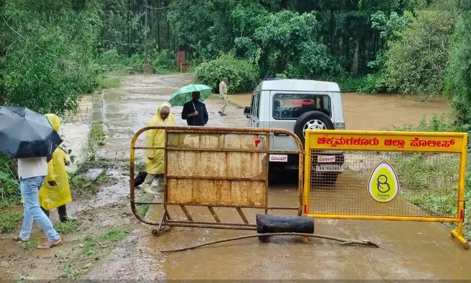 ಚಿಕ್ಕಮಗಳೂರು: ಜಿಲ್ಲೆಯ ಮಲೆನಾಡು ಭಾಗದಲ್ಲಿ ಬಿಡುವು ನೀಡಿದ ಮಳೆ