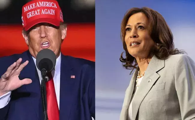ಅಮೆರಿಕ ಅಧ್ಯಕ್ಷೀಯ ಚುನಾವಣೆ: ಟ್ರಂಪ್- ಹ್ಯಾರಿಸ್ ಕದನಕ್ಕೆ ವೇದಿಕೆ ಸಜ್ಜು ಅಮೆರಿಕ ಅಧ್ಯಕ್ಷೀಯ ಚುನಾವಣೆ: ಟ್ರಂಪ್- ಹ್ಯಾರಿಸ್ ಕದನಕ್ಕೆ ವೇದಿಕೆ ಸಜ್ಜು