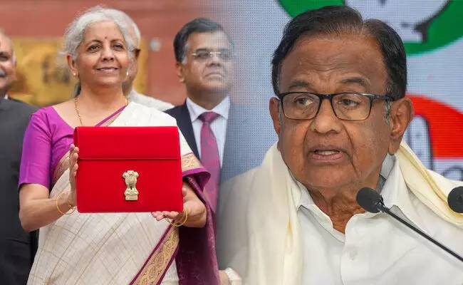 ನಿರ್ಮಲಾ ಸೀತಾರಾಮನ್ ಕಾಂಗ್ರೆಸ್ ಪಕ್ಷದ ಪ್ರಣಾಳಿಕೆ ಓದಿರುವುದಕ್ಕೆ ಸಂತಸವಾಗುತ್ತಿದೆ: ಕೇಂದ್ರ ಬಜೆಟ್ ಕುರಿತು ಪಿ.ಚಿದಂಬರಂ ವ್ಯಂಗ್ಯ