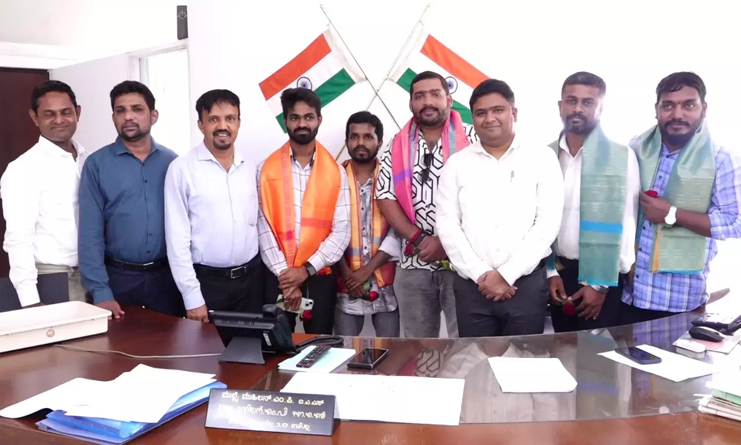 ಶಿರೂರು ದುರಂತದ ವೇಳೆ ಸೇವೆಗೈದ ಪತ್ರಕರ್ತರಿಗೆ ಸನ್ಮಾನ