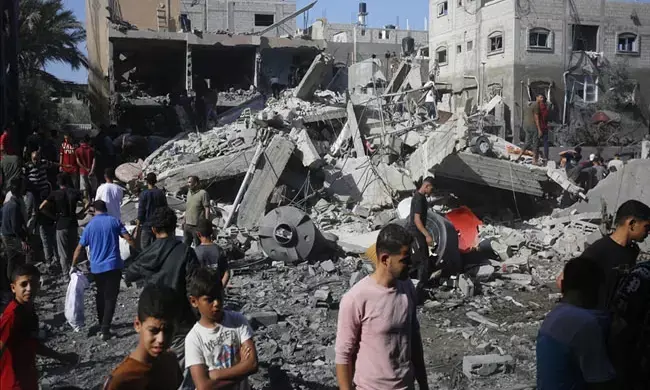 ಗಾಝಾದಿಂದ 1,80,000 ಫೆಲೆಸ್ತೀನೀಯರ ಸ್ಥಳಾಂತರ: ವಿಶ್ವಸಂಸ್ಥೆ ವರದಿ