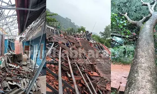 ಬೆಳ್ತಂಗಡಿ: ಮಾಲಾಡಿಯಲ್ಲಿ ಭಾರೀ ಬಿರುಗಾಳಿ; ವ್ಯಾಪಕ ಹಾನಿ