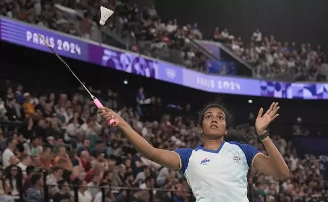 ಪ್ಯಾರಿಸ್ ಒಲಿಂಪಿಕ್ಸ್ 2024 | ಬ್ಯಾಡ್ಮಿಂಟನ್: ಭಾರತದ ಪಿ.ವಿ.ಸಿಂಧು ಶುಭಾರಂಭ