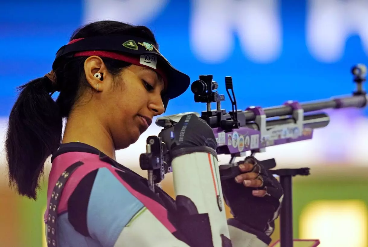 ಪ್ಯಾರಿಸ್ ಒಲಿಂಪಿಕ್ಸ್ | 10 ಮೀ ಮಹಿಳಾ ಏರ್ ರೈಫಲ್ ಸ್ಪರ್ಧೆಯಲ್ಲಿ ಫೈನಲ್ ಗೆ ಲಗ್ಗೆ ಇಟ್ಟ ರಮಿತಾ ಜಿಂದಾಲ್
