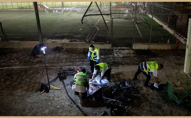 ಗೋಲನ್ ಹೈಟ್ಸ್ ಮೇಲೆ ಸರಣಿ ರಾಕೆಟ್ ದಾಳಿ | ಮಕ್ಕಳ ಸಹಿತ 12 ಮಂದಿ ಮೃತ್ಯು